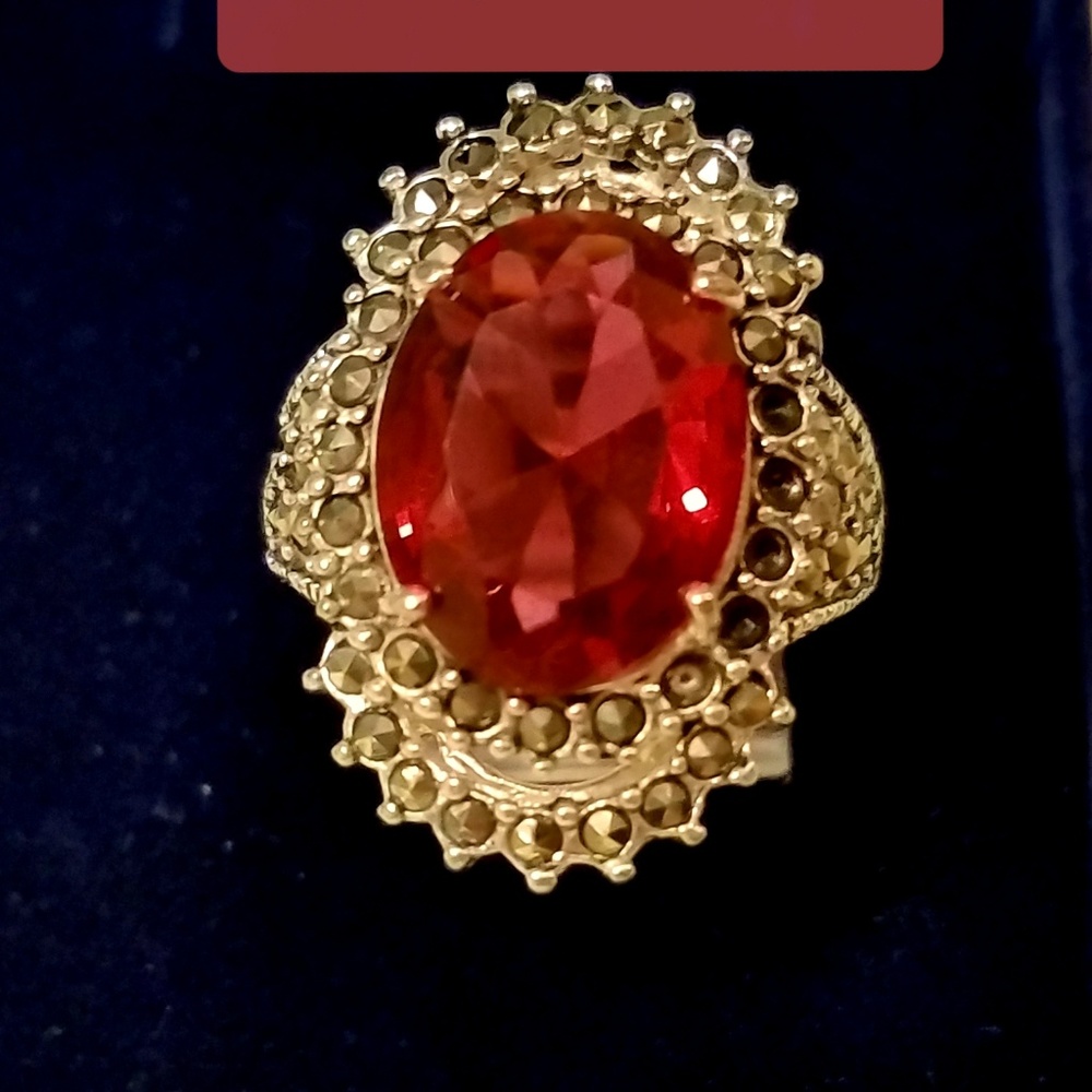 Vintage 15ct  sterling silver sz 8